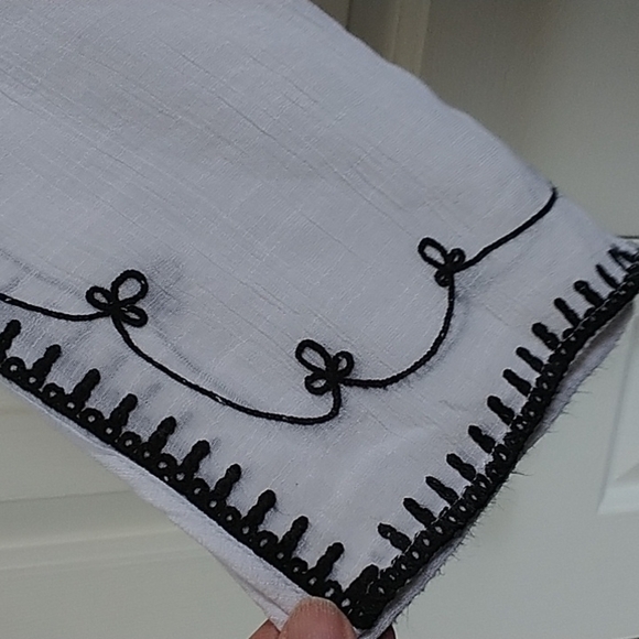 Alyx Boho V Neck White Gauzy Top sz S - Picture 5 of 12